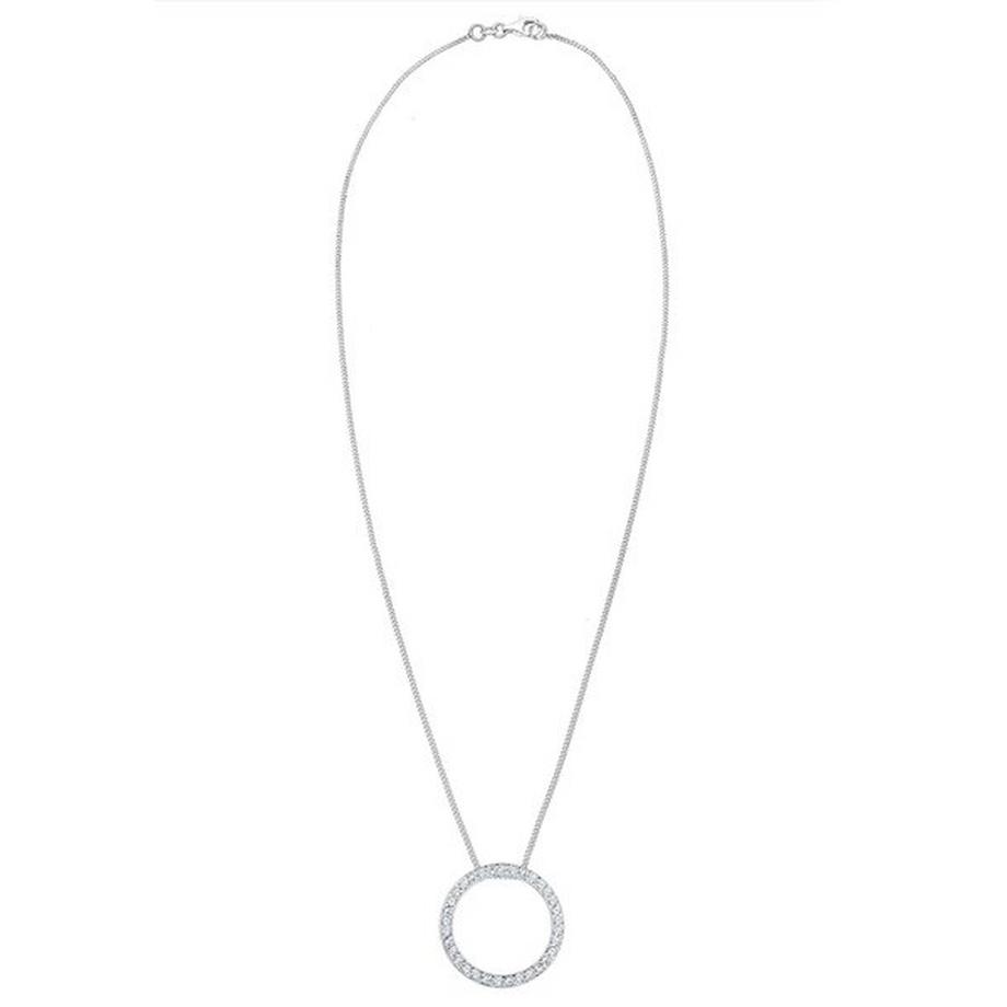 Elli  Halskette Kreis Geo Trend Kristalle 