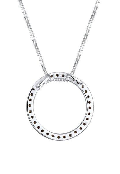 Elli  Collier Femme Pendentif Cercle De Cristal 