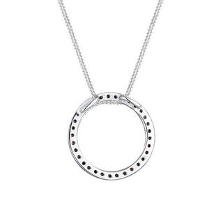Elli  Collier Femme Pendentif Cercle De Cristal 