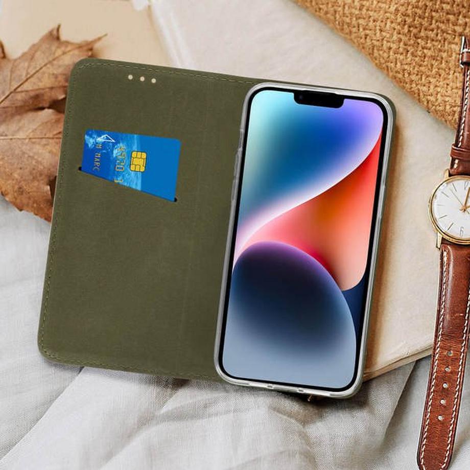 Avizar  Étui Portefeuille iPhone 14 Doré 