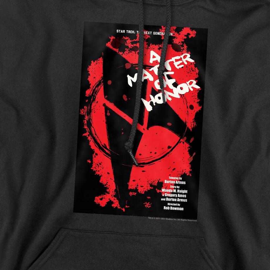 Star Trek The Next Generation Season 2 Episode 8 Felpa con Cappuccio  