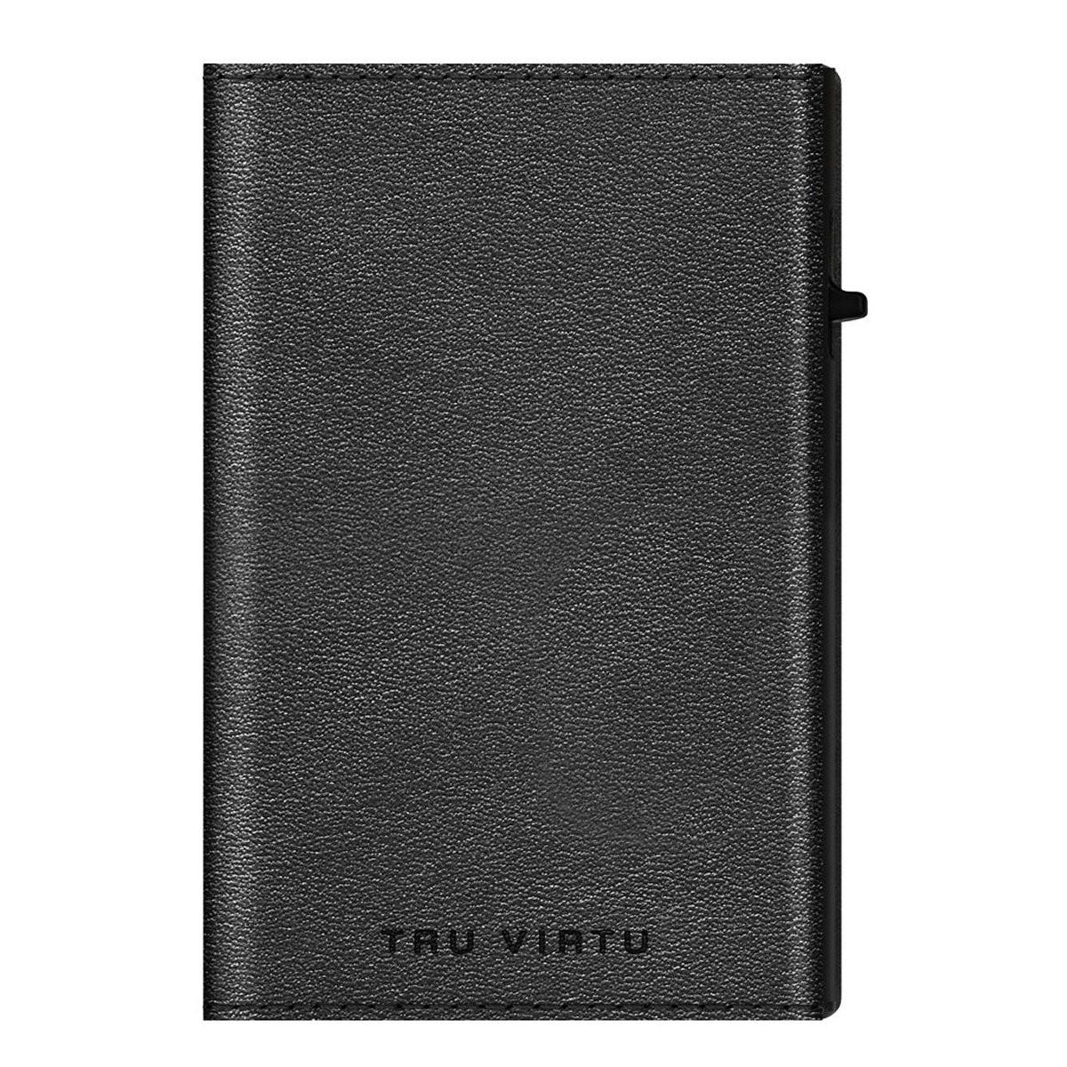 Tru Virtu  Wallet Click & Slide Sleek Nappa Black/Black 