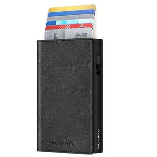 Tru Virtu  Wallet Click & Slide Sleek Nappa Black/Black 