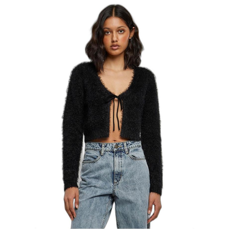 URBAN CLASSICS Cropped Strickjacke  