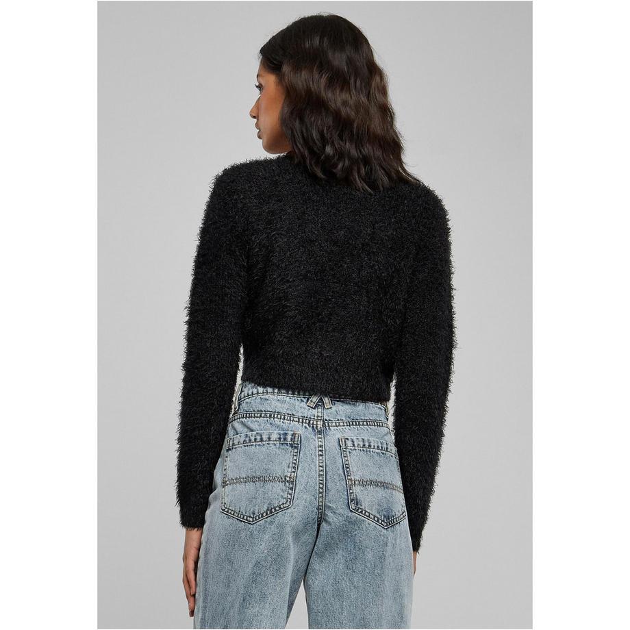 URBAN CLASSICS Cropped Strickjacke  