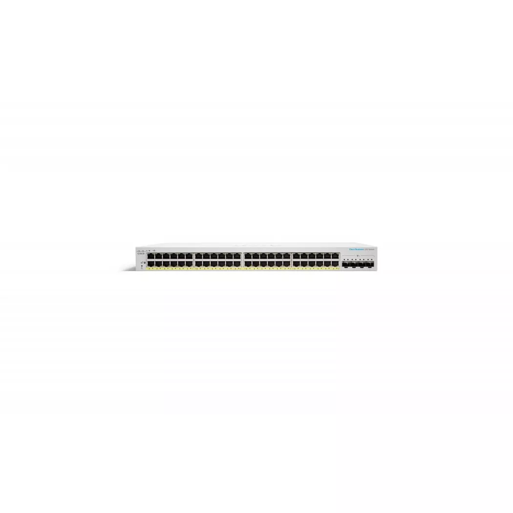 Cisco CBS220-48T-4X-EU network switch Managed L2 Gigabit Ethernet (10/100/1000) White