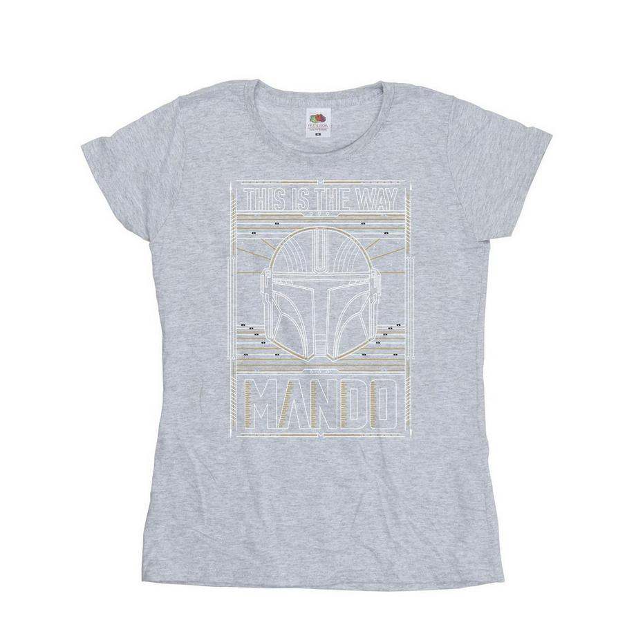 The Mandalorian The Way Maglietta Outline
