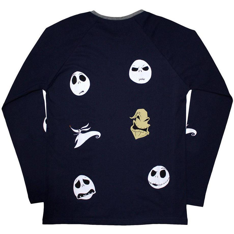 The Nightmare Before Christmas Maglietta a Maniche Lunghe Ricamata  