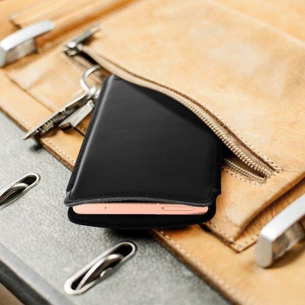 Avizar  Slim Ledertasche für 6.9'' Smartphones 