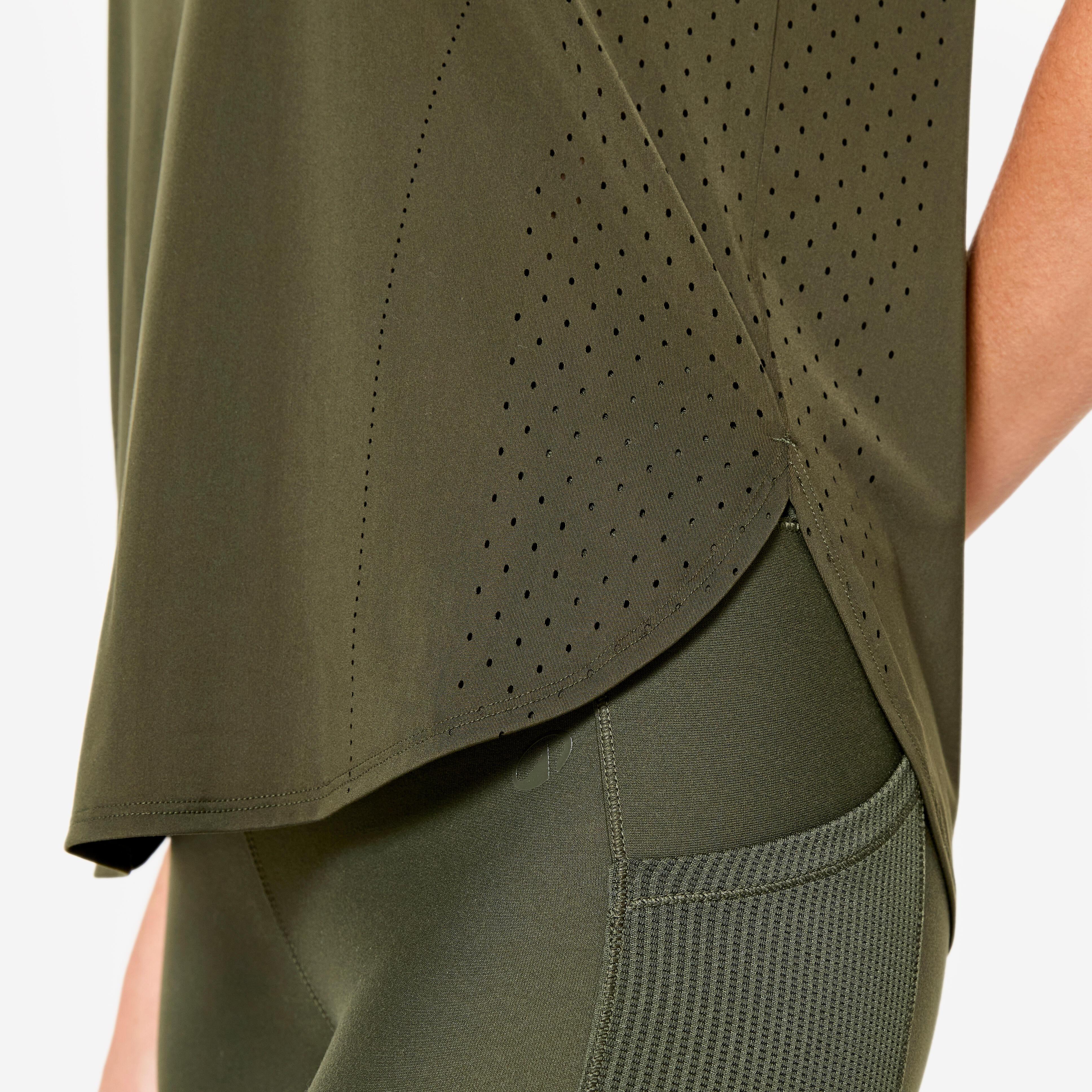 DOMYOS  T-shirt femme ample respirant 