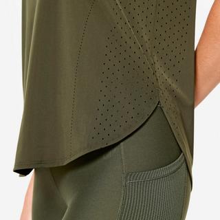 DOMYOS  T-shirt femme ample respirant 