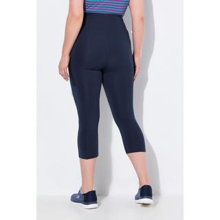 Ulla Popken Leggings 3/4 Lunghezza Polpaccio Vita Alta Asciugatura Rapida  