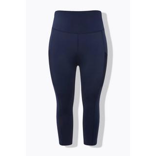 Ulla Popken Leggings 3/4 Lunghezza Polpaccio Vita Alta Asciugatura Rapida  