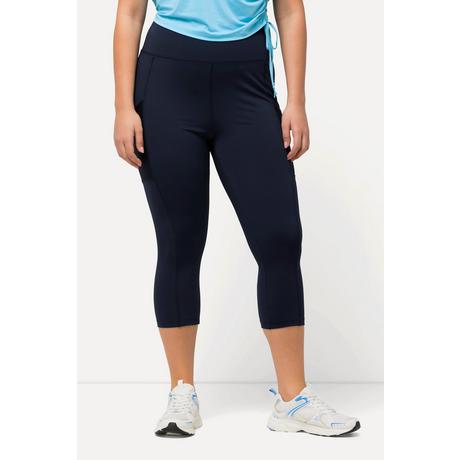 Ulla Popken Leggings 3/4 Lunghezza Polpaccio Vita Alta Asciugatura Rapida  