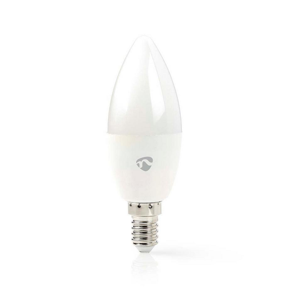 Nedis  SmartLife LED-Lampe | Wi-Fi | E14 | 470 lm | 4,9 W | Varm till cool vit | 2700 - 6500 K | Android™ / IOS | Ljus | 1 st. 