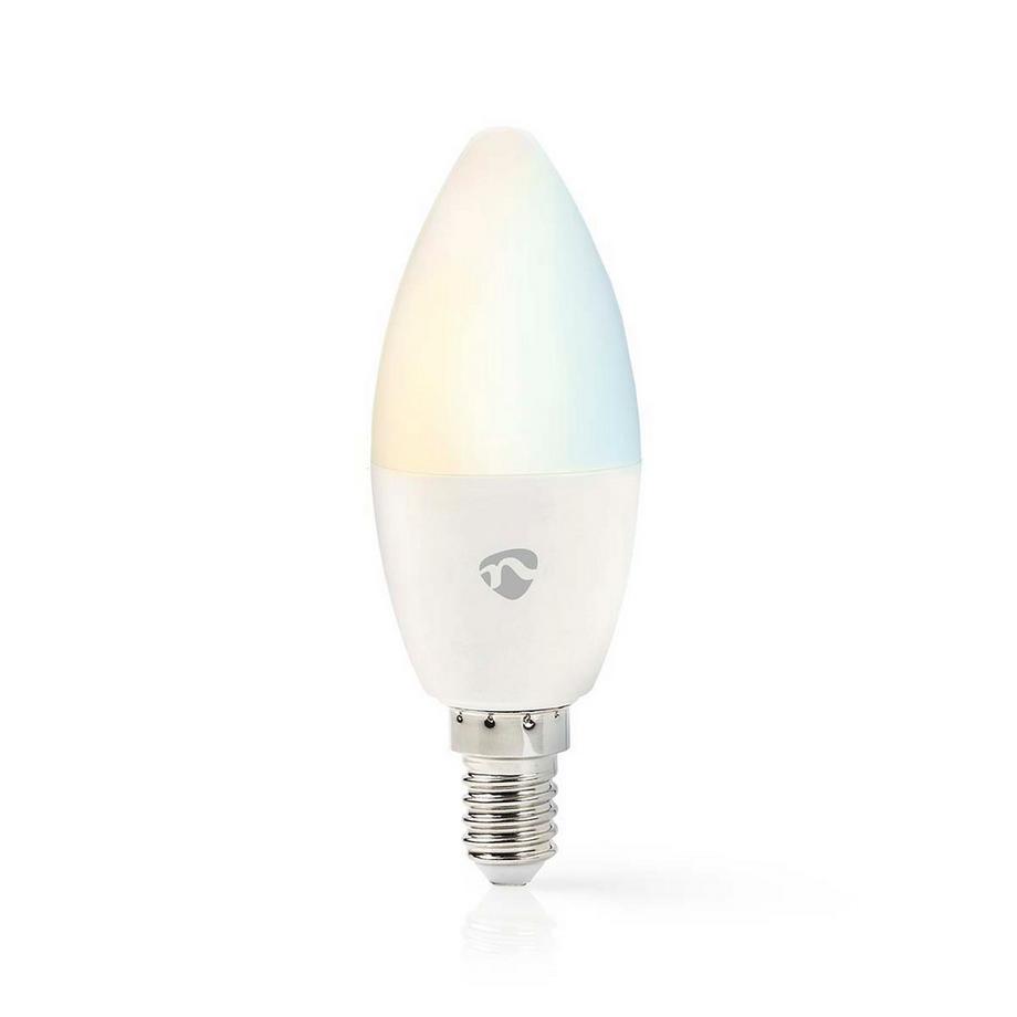 Nedis  SmartLife LED-Lampe | Wi-Fi | E14 | 470 lm | 4,9 W | Varm till cool vit | 2700 - 6500 K | Android™ / IOS | Ljus | 1 st. 