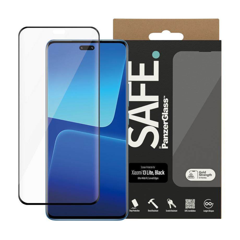 PanzerGlass  SAFE. by ® Screen Protector Xiaomi 13 Lite | Ultra-Wide Fit Protection d'écran transparent 1 pièce(s) 