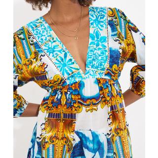 Joe Browns Tunica Stampa Barca Bordo Pompon  