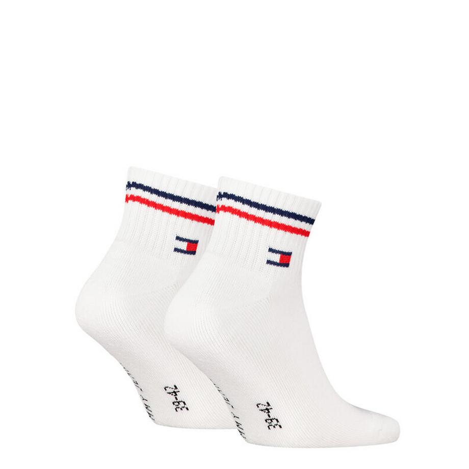 TOMMY HILFIGER Chaussettes Iconic Quarter Lot de 2  