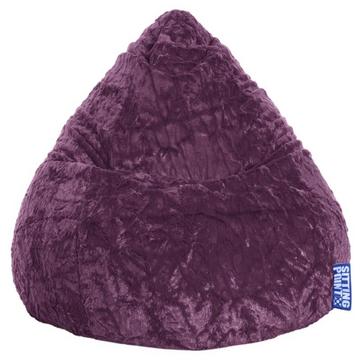 Sitzsack BeanBag Fluffy XL, aubergine