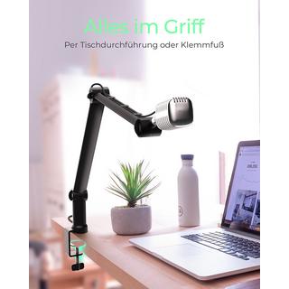ICY Box  ICY BOX IB-MAG103B-T, Professioneller Mikrofon-Auslegerarm mit Tischhalterung 