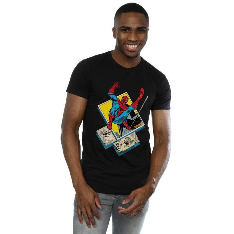 MARVEL Spider-Man T-Shirt Copertina Fumetto  