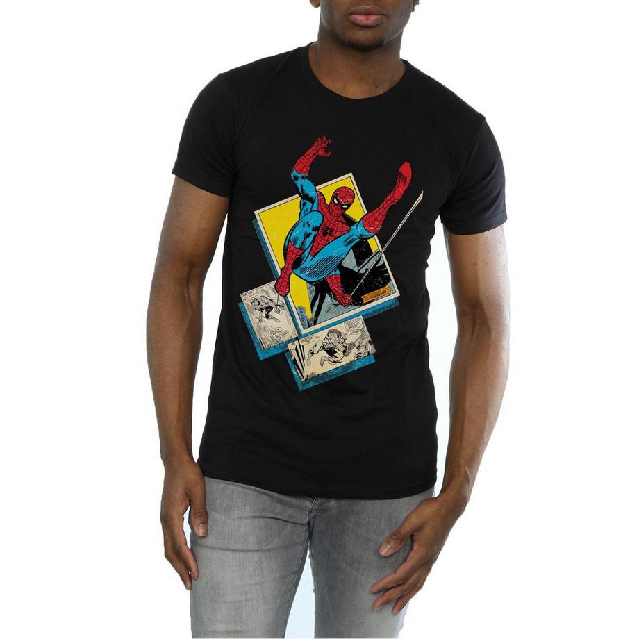 MARVEL Spider-Man T-Shirt Copertina Fumetto  