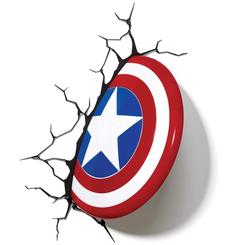MARVEL Lampada LED - Scudo di Captain America  