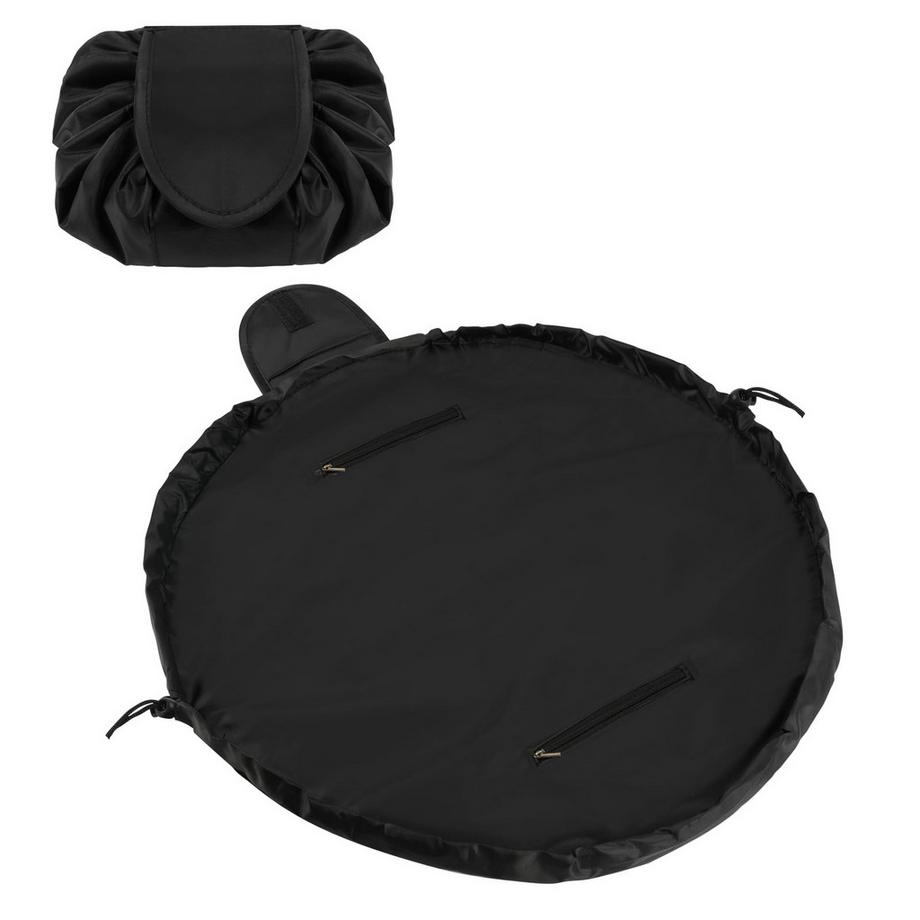 Only-bags.store  Make-up-Tasche mit großer Kapazität und Kordel, tragbare Reise-Make-up-Tasche 