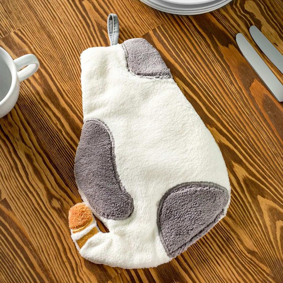 eStore Piccolo asciugamano a forma di gatto  