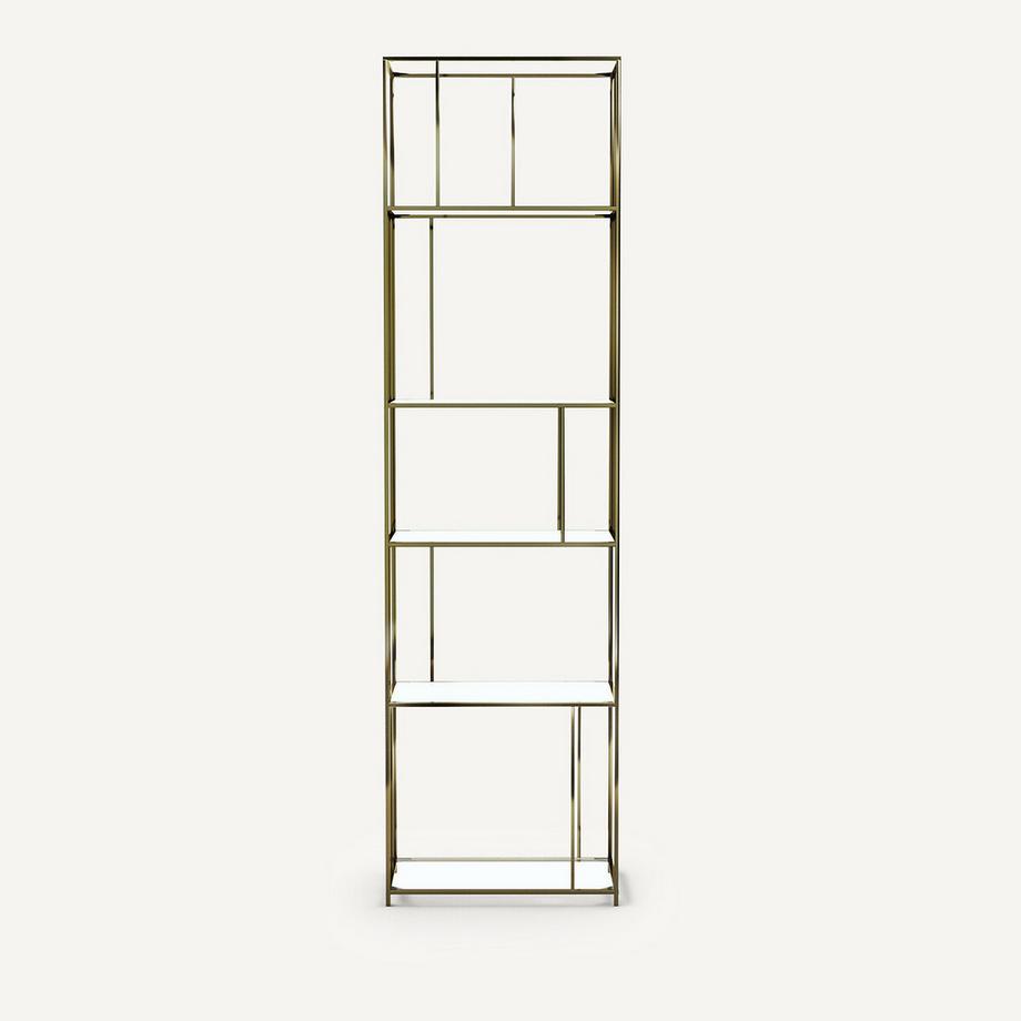 AM.PM  Bibliothèque verre/métal effet laiton 