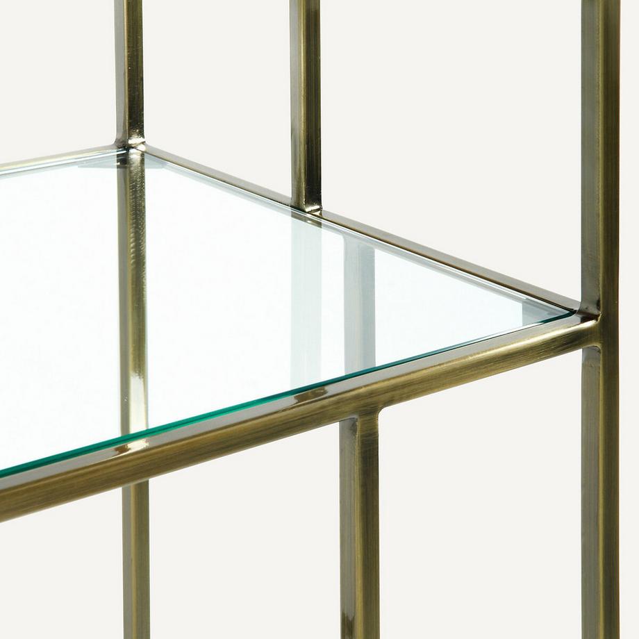 AM.PM  Bibliothèque verre/métal effet laiton 