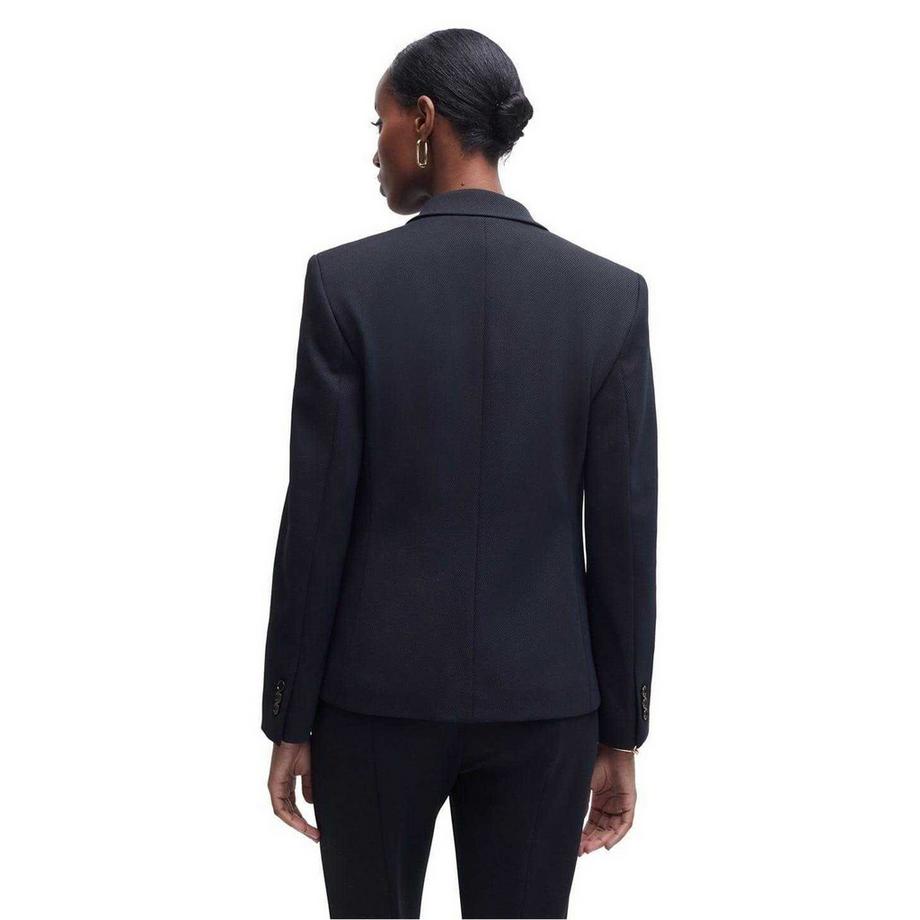 BOSS Blazer Regolare Liscio Colletto Con Risvolto  