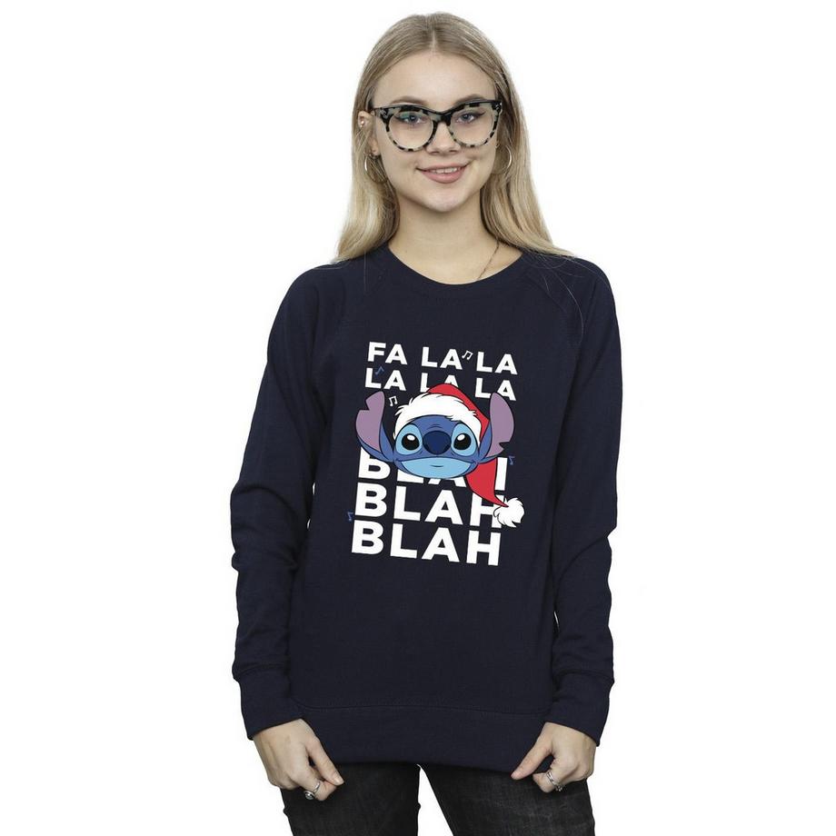 Disney Stitch Fa La La La La La La Blah Blah Blah Sweatshirt  