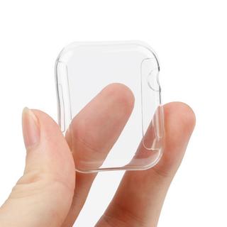 Cover-Discount  Apple Watch 44mm - Gummi Schutz Case Transparent 