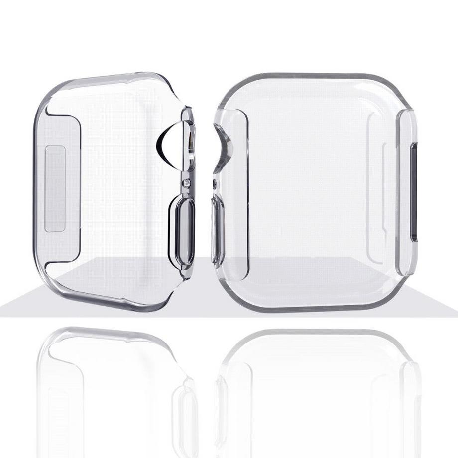 Cover-Discount  Apple Watch 44mm - Custodia protettiva in gomma trasparente 