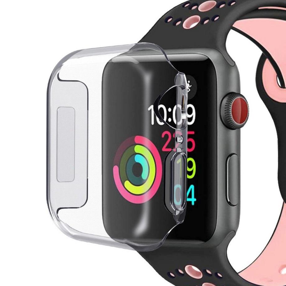 Cover-Discount  Apple Watch 44mm - Custodia protettiva in gomma trasparente 