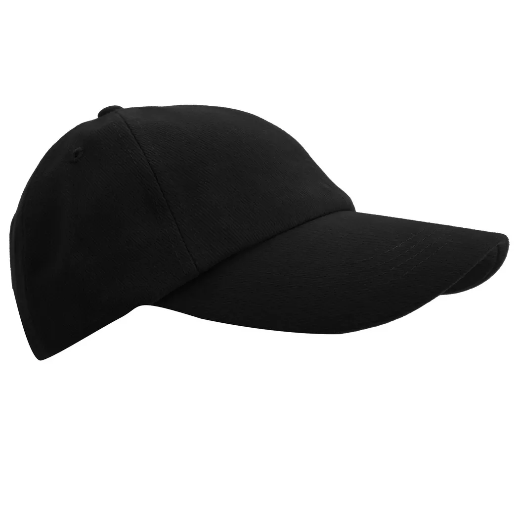 Result - Baseball Kappe mit niedrigem Profil, für Herren, Schwarz, One Size