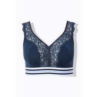 Ulla Popken  Bralette minimizer senza ferretto con pizzo 