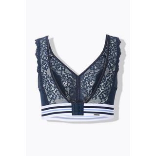 Ulla Popken  Bralette minimizer senza ferretto con pizzo 