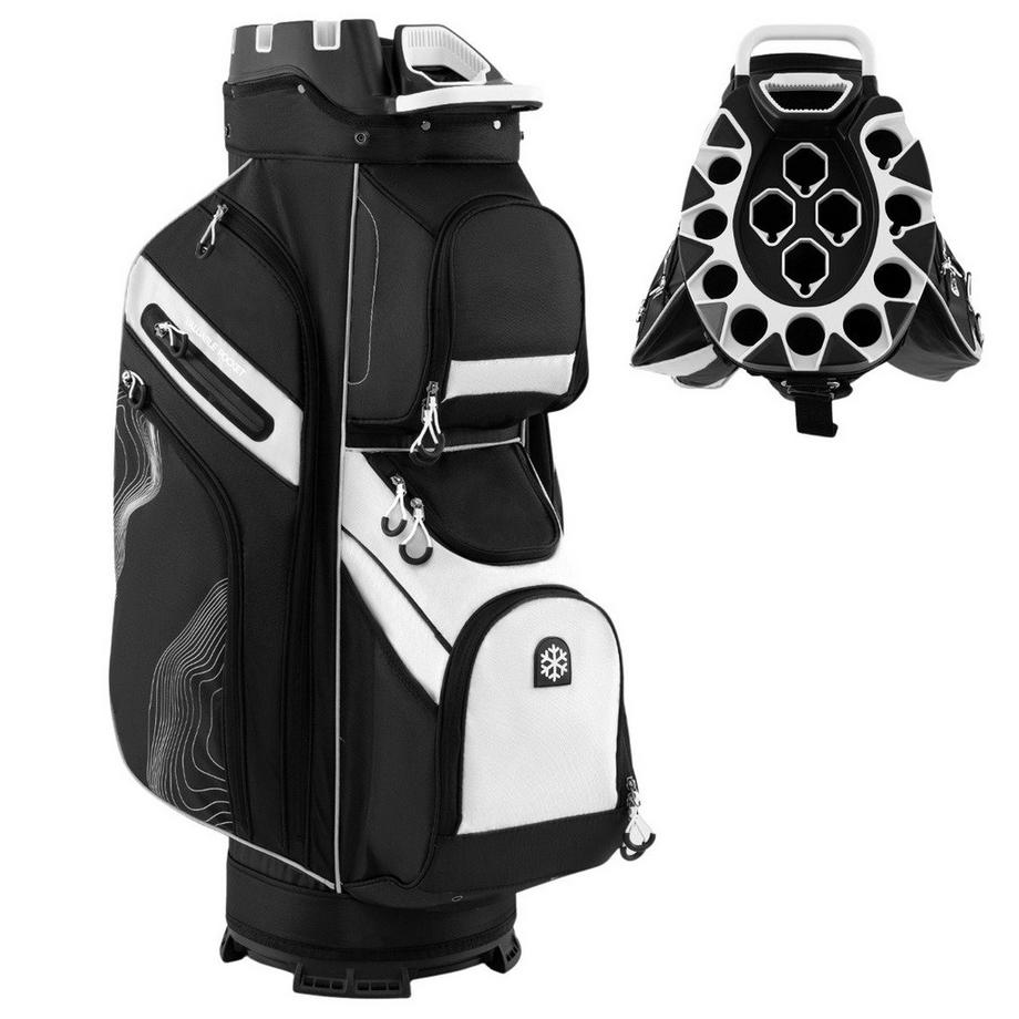 Northix  Borsa da golf con divisorio a 14 scomparti 