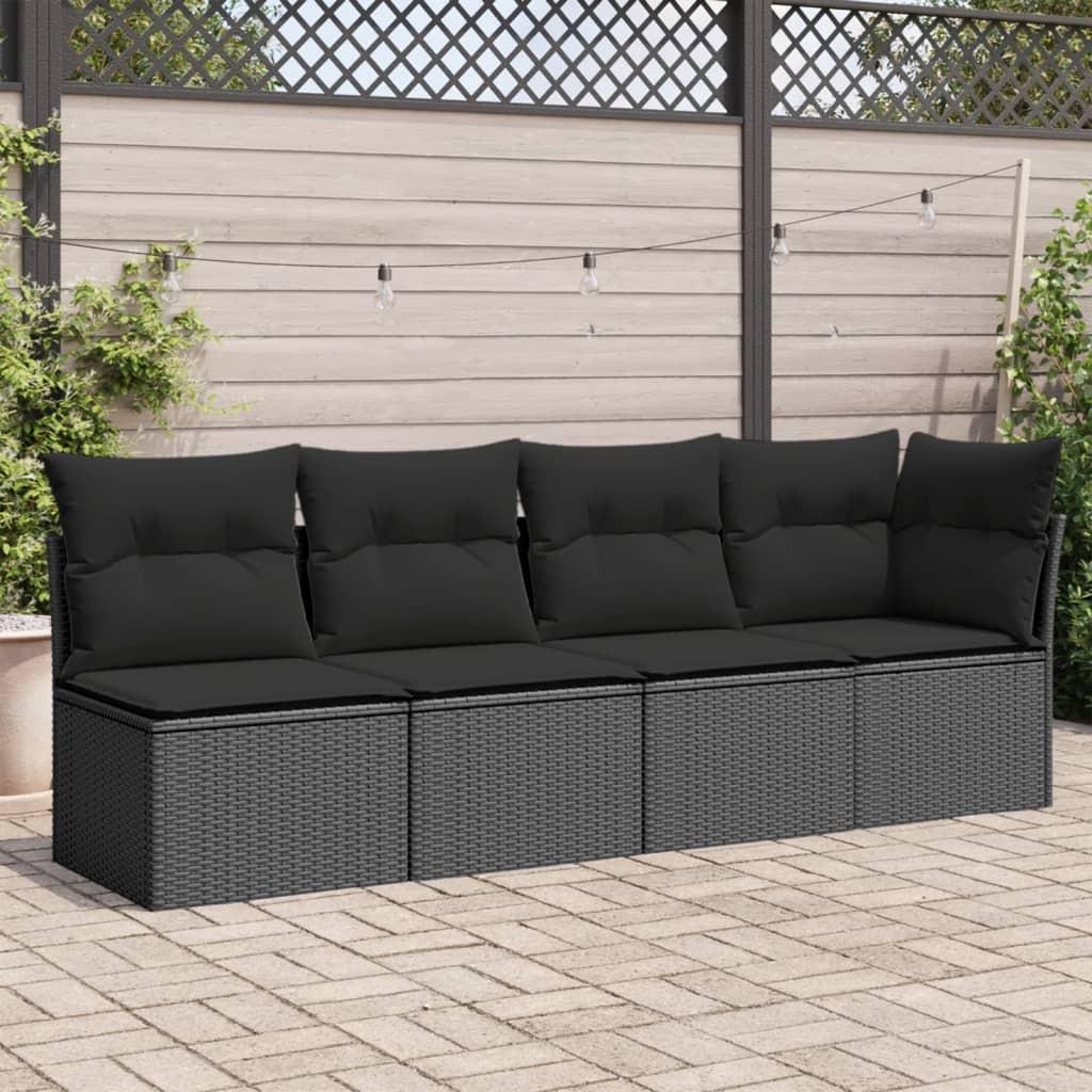 VidaXL Canapé de jardin rotin synthétique  