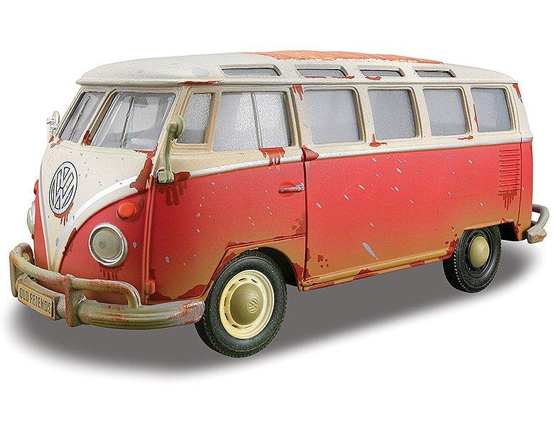 Maisto  1:24 VW Van Samba Old Friends Rot/Weiss 