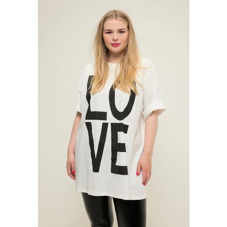 Studio Untold  T-shirt oversized à col rond et manches courtes, LOVE 