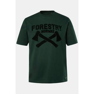 JP1880 Halbarm T-Shirt mit Brustprint  