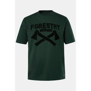 JP1880 Halbarm T-Shirt mit Brustprint  