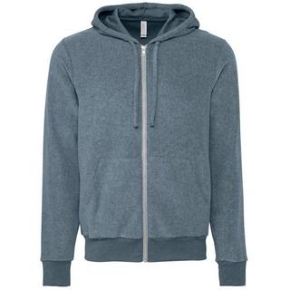 Bella + Canvas Kapuzenpullover mit durchgehendem Reissverschluss  