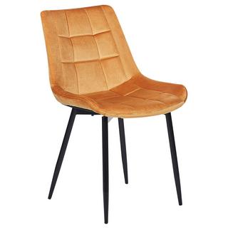 Beliani Chaise de salle à manger en Velours Moderne MELROSE II  