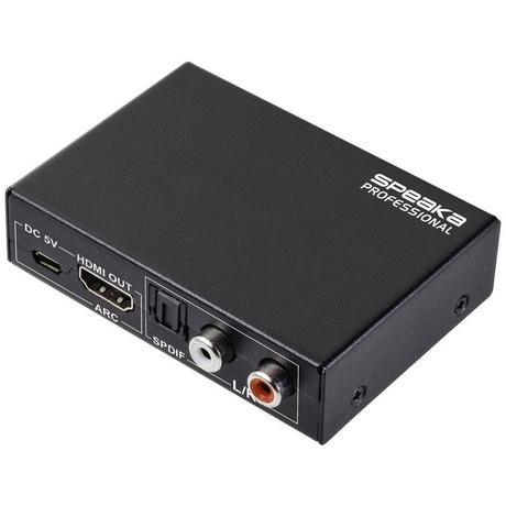 SpeaKa Professional  Speaka Professional 4K HDMI Audio-Adapter mit ARC 