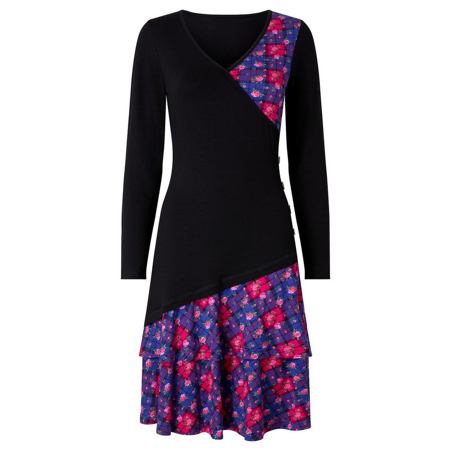 Joe Browns  Charmante Robe Tunique en Jersey à Carreaux 